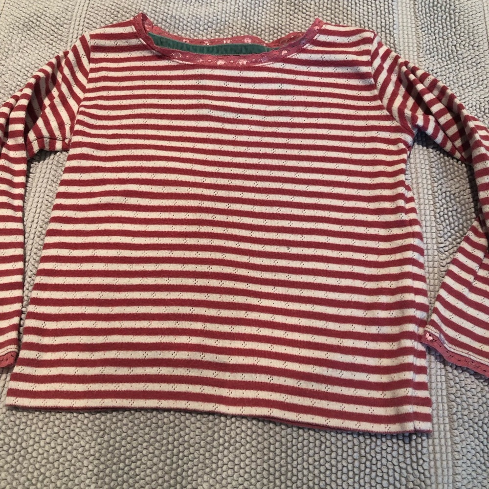 Mini Boden striped long sleeve 4/5